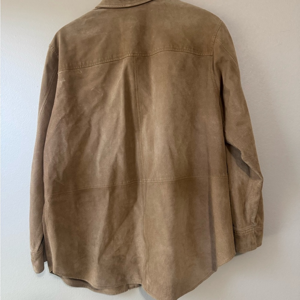 Vintage Jones New York Sport Leather/suede barn rodeo jacket  shirt size m - Picture 8 of 9